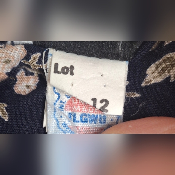 70's floral womens dress sz 12 pinup boho chic travel bussines casual party - Picture 4 of 9